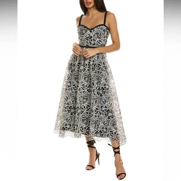 solid sweetheart floral lace drop-waist dress Floral Sweetheart Tiered Lace Up Back Corset Ballgown petite / 0 / peach main image 0